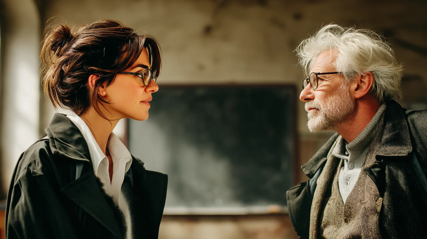 Cécile Ruf und Andreas Hartmann im Gespräch